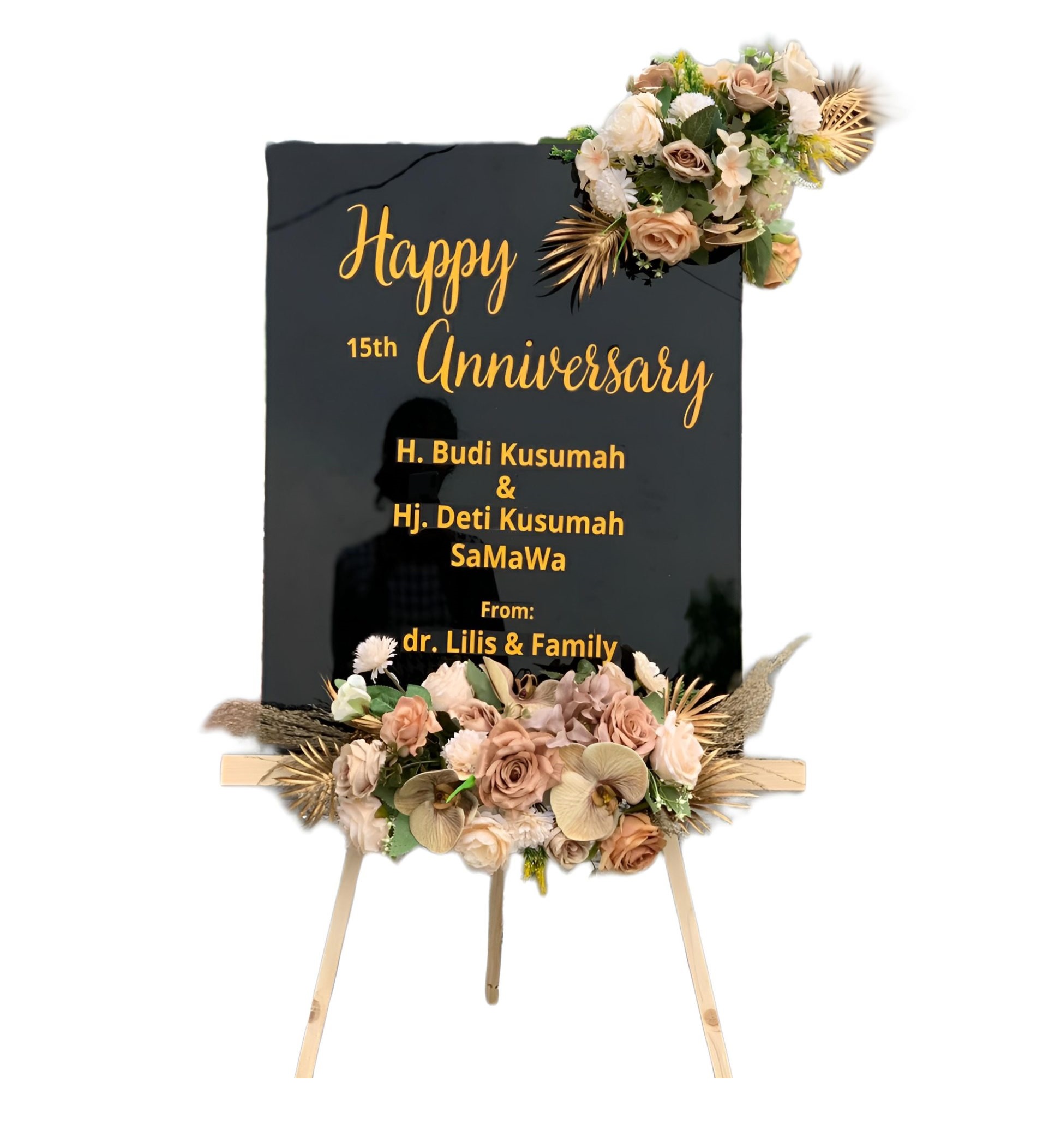 Papan Bunga Akrilik Rowokangkung